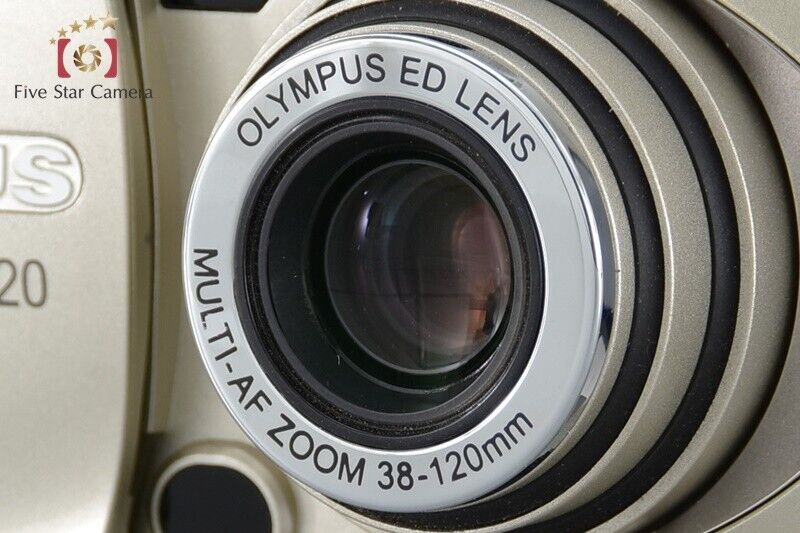 Very Good!! Olympus µ [mju]:-III 120 35mm Point & Shoot Film Camera