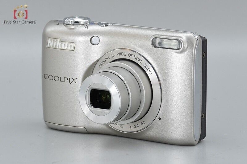 Excellent!! Nikon COOLPIX L26 Silver 16.4 MP Digital Camera w/Box