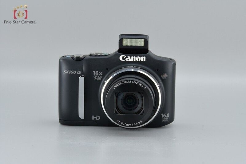 Excellent!! Canon PowerShot SX160 IS Black 16.0 MP DIgital Camera