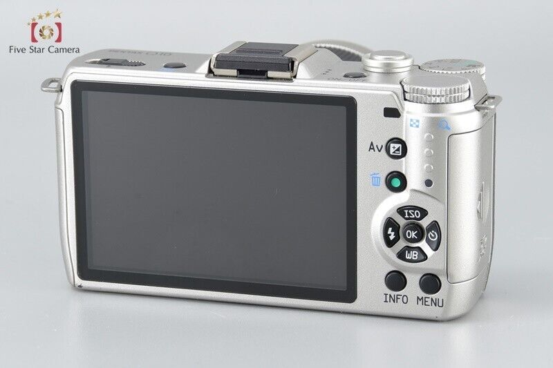 "Count 1,435" PENTAX Q10 Silver 12.4 MP Digital Camera Double Lens Kit