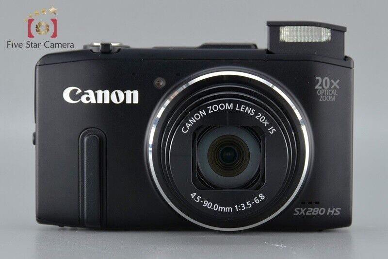 Mint!! Canon Powershot SX280 HS Black 12.1 MP Digital Camera w/Box