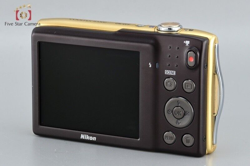 Very Good!! NIkon COOLPIX S3300 Gold 16.0 MP Digital Camera