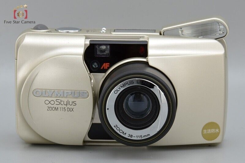 Excellent!! Olympus ∞ Stylus ZOOM115 Deluxe Point & Shoot 35mm Film Camera