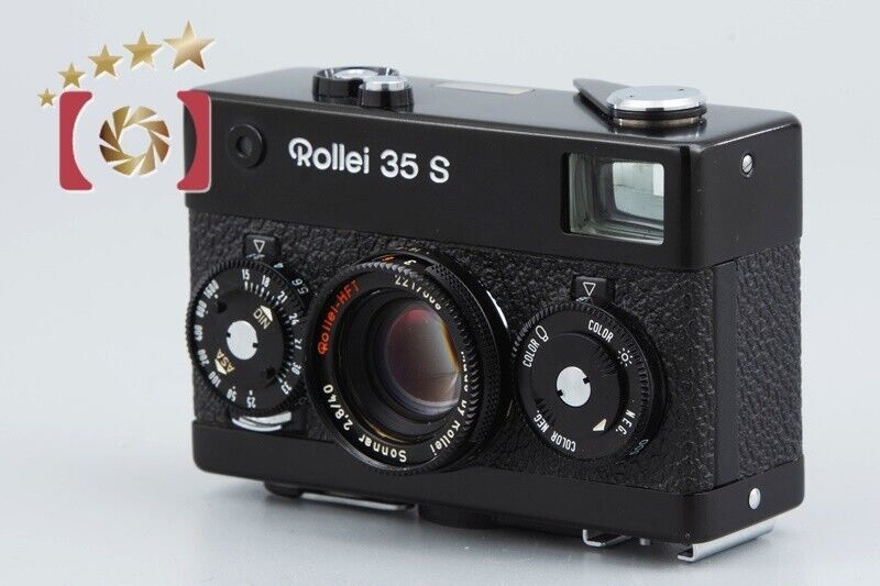 Very Good!! Rollei 35S Black 35mm Point & Shoot Film Camera