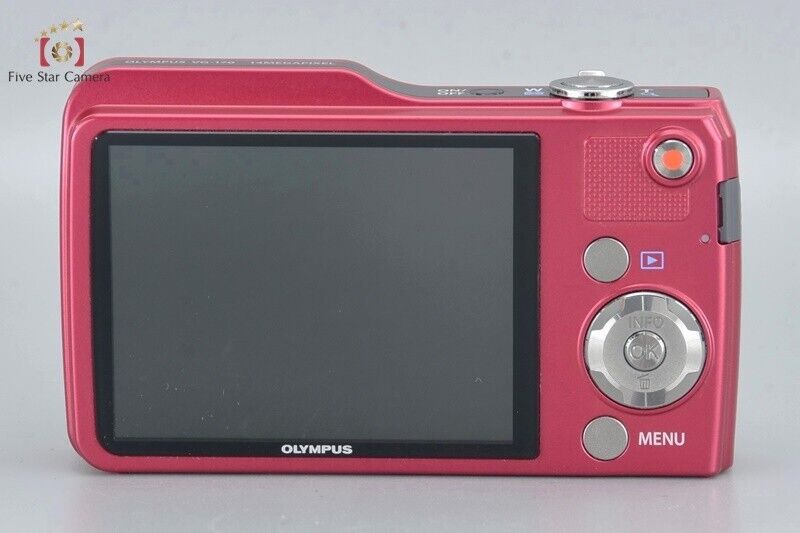 Near Mint!! OLYMPUS VG-170 Red 14.0 MP Digital Camera w/Box