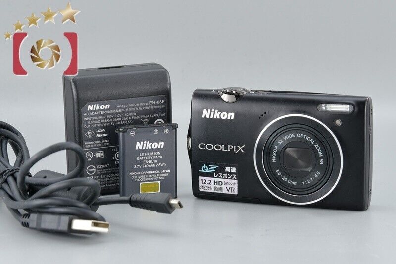 Very Good!! Nikon COOLPIX S5100 Black 12.0 MP Digital Camera