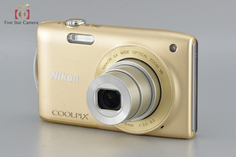 Very Good!! NIkon COOLPIX S3300 Gold 16.0 MP Digital Camera