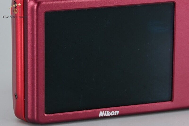 Near Mint!! Nikon COOLPIX S3500 Rasberry Red 20.0 MP Digital Camera