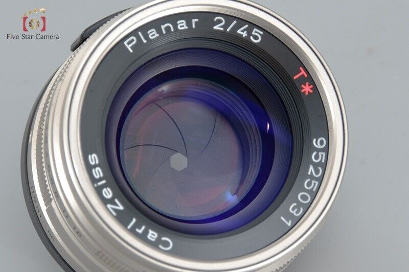 Excellent!! CONTAX Carl Zeiss Planar T* 45mm f/2 for G1 / G2