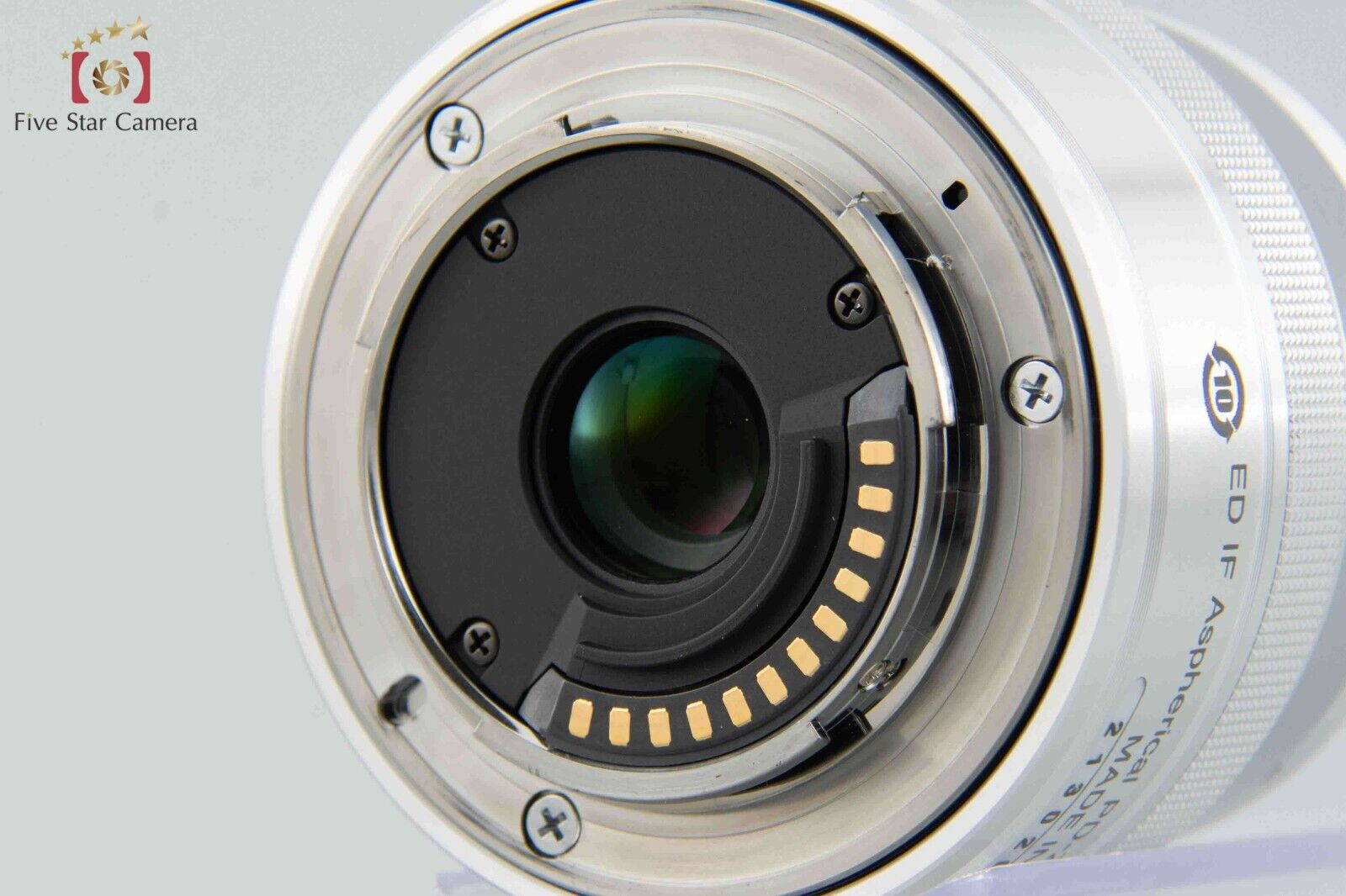 "Shutter count 2,015" Nikon 1 J5 Silver 20.8 MP Digital Camera 10-30 Lens w/ Box