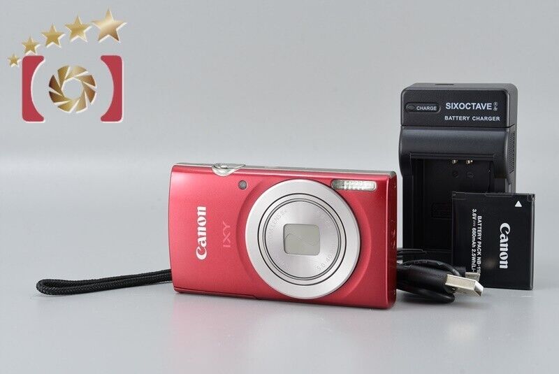Mint!! Canon IXY 200 Red 20.0 MP Digital Camera