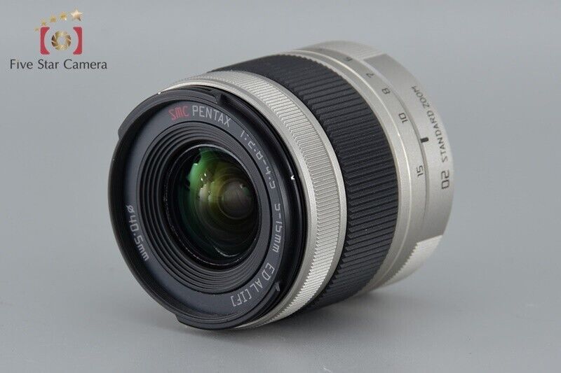 "Count 682" Excellent!! PENTAX Q10 Silver 12.4 MP Digital Camera 5-15mm Lens Kit