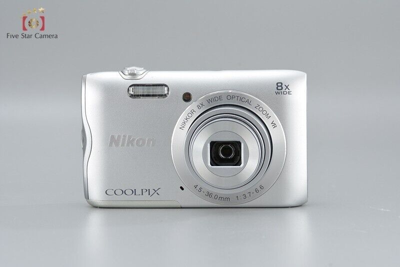 Excellent!! Nikon COOLPIX A300 Silver 20.1 MP Digital Camera