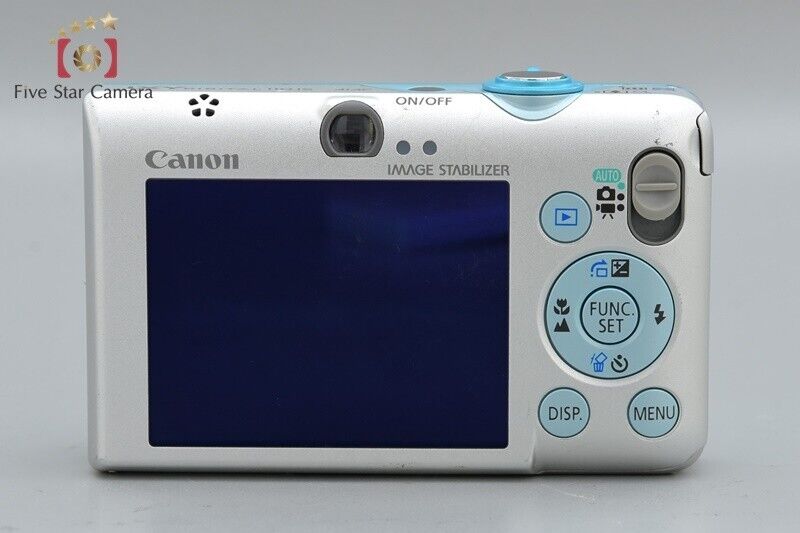 Very Good!! Canon IXY DIGITAL 110 IS Blue 10.0 MP Digital Camera