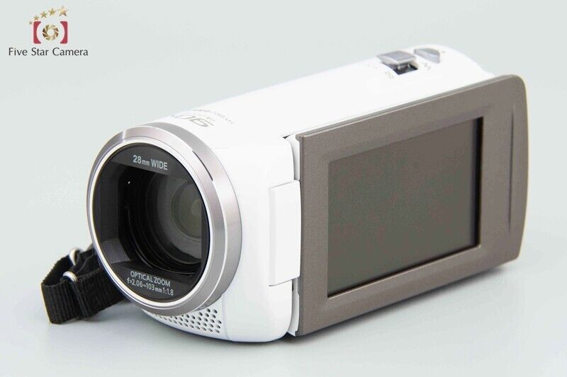 Near Mint!! Panasonic HC-V480MS White Digital Hi-Vision Video Camera