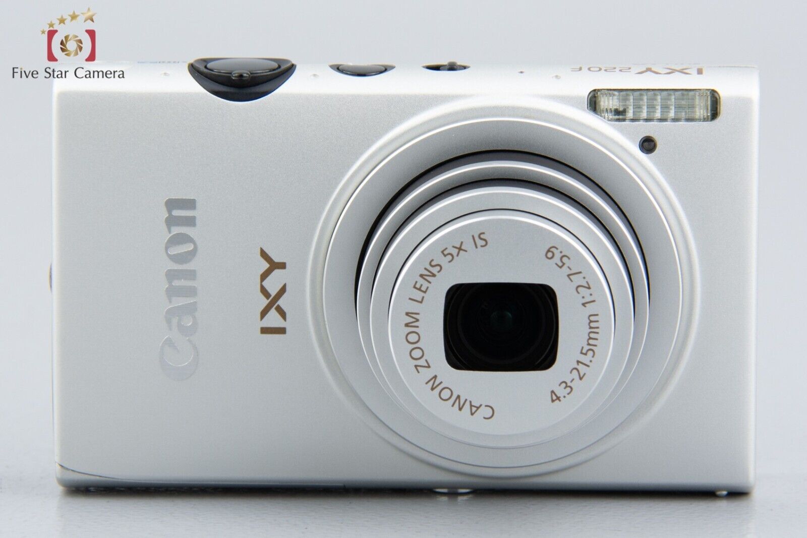Mint!! Canon IXY 220F Silver 16.1 MP Digital Camera w/ Box