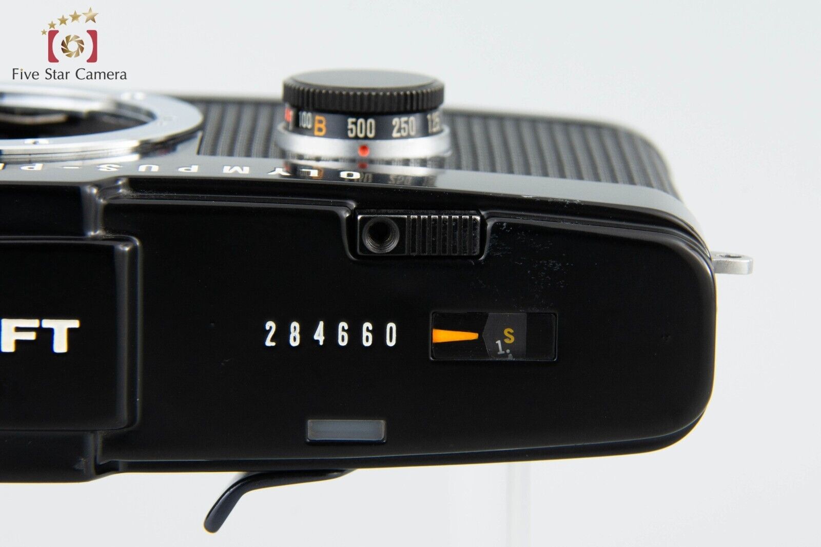 Olympus PEN FT Black 35mm Half Frame Film Camera + E.ZUIKO AUTO-S 38mm f/2.8