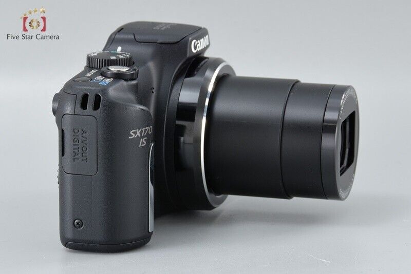 Very Good!! Canon PowerShot SX170 IS Black 16.0 MP Digital Camera
