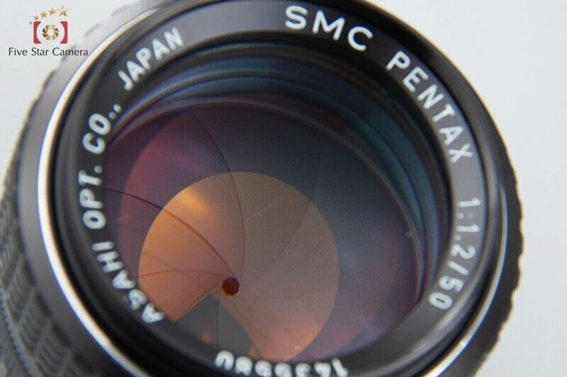 Near Mint!! PENTAX SMC 50mm f/1.2 K Mount Lens