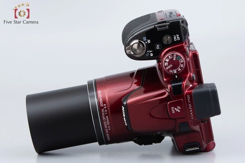 Very Good!! Nikon COOLPIX P520 Red 18.1 MP Digital Camera