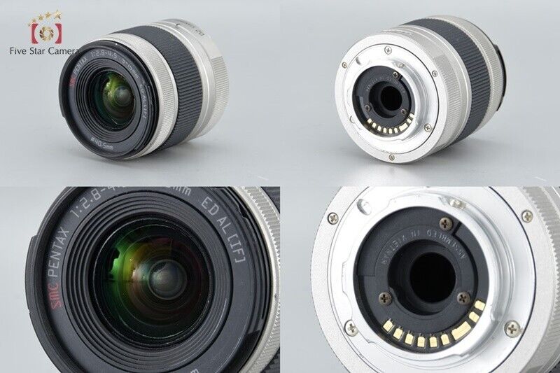 "Count 3,250" PENTAX Q7 Silver 12.4 MP Digital Camera Double Lens Kits