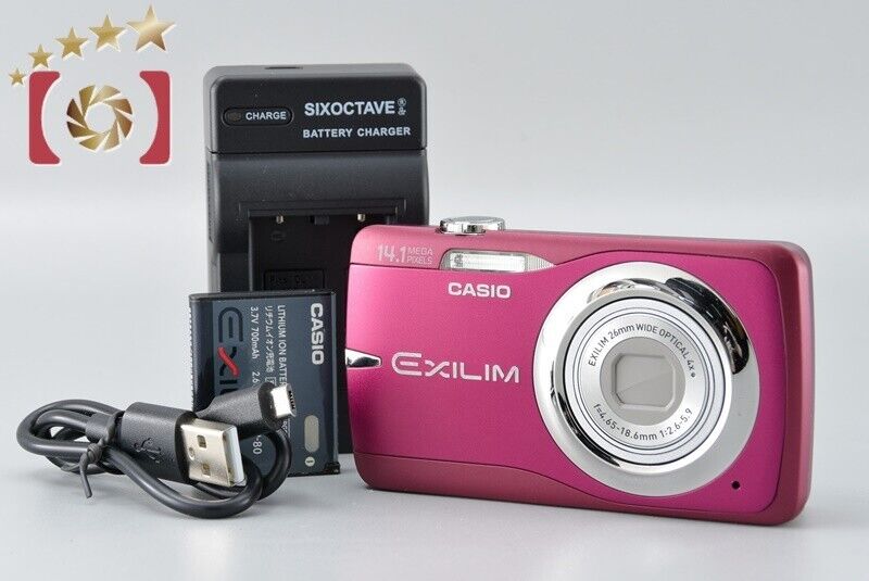 Very Good!! CASIO EXILIM EX-Z550 Purple 14.1 MP Digital Camera