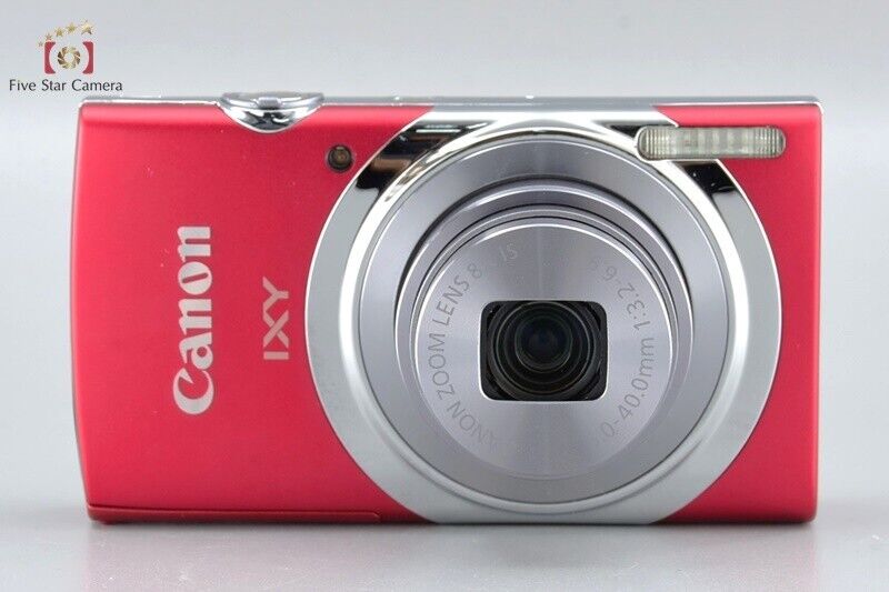 Near Mint!! Canon IXY 130 Red 16.0 MP Digital Camera w/Box