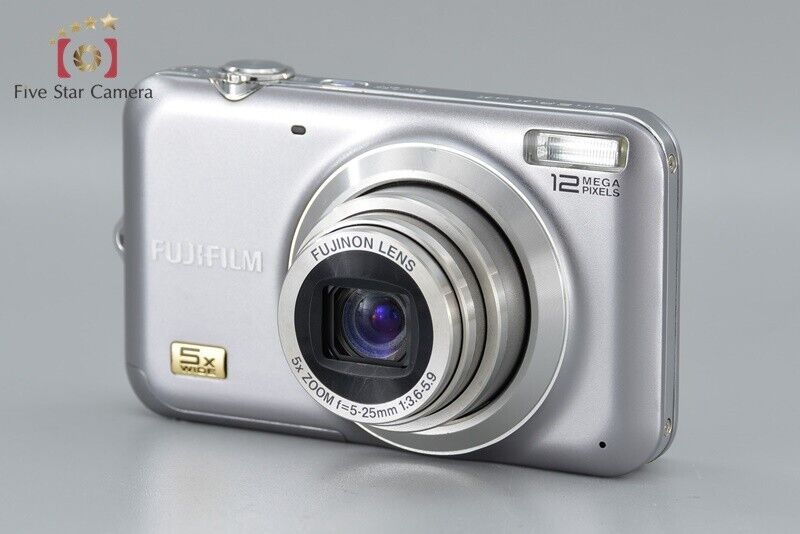 Very Good!! FUJIFILM FinePix JX200 Silver 12.0 MP Digital Camera w/Box