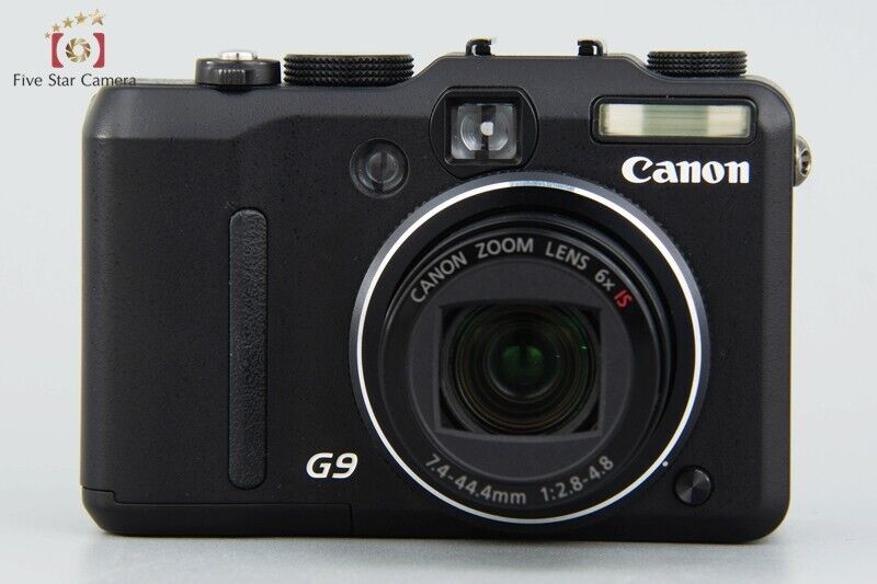 Excellent!! Canon PowerShot G9 Black 12.1 MP Digital Camera