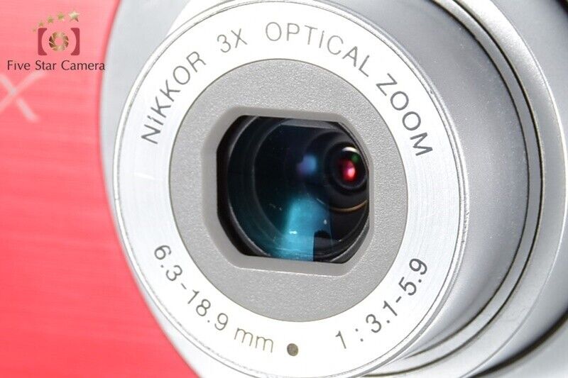 Very Good!!  Nikon COOLPIX S200 Red 7.1 MP Digital Camera w/Box