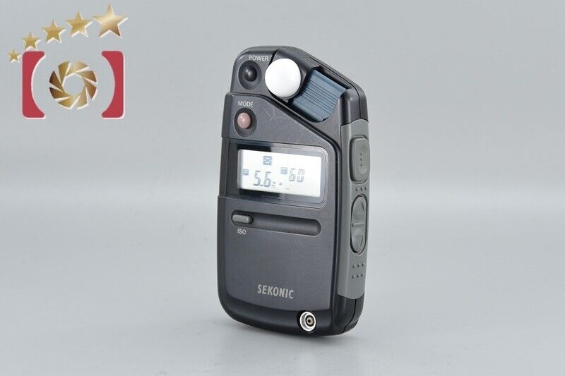 Very Good!! SEKONIC L-308B Flashmate Digital Light meter
