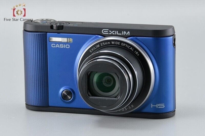 Mint!! Casio HIGH SPEED EXILIM EX-ZR1600 Blue 16.1 MP Digital Camera