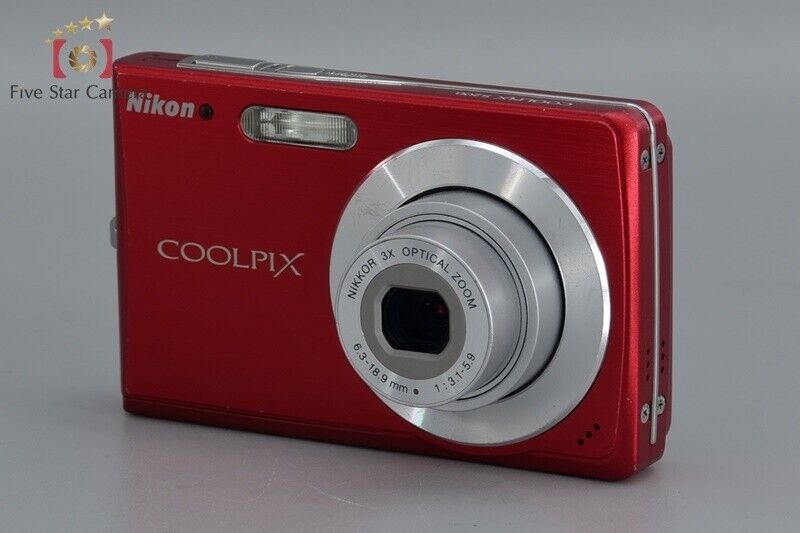Very Good!!  Nikon COOLPIX S200 Red 7.1 MP Digital Camera w/Box