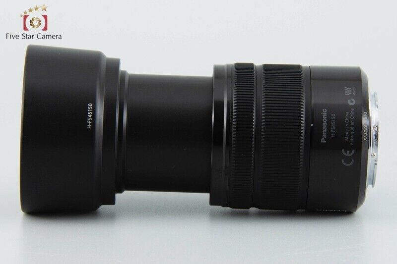 Panasonic LUMIX G VARIO 45-150mm f/4-5.6 ASPH. MEGA O.I.S. H-FS45150 Black