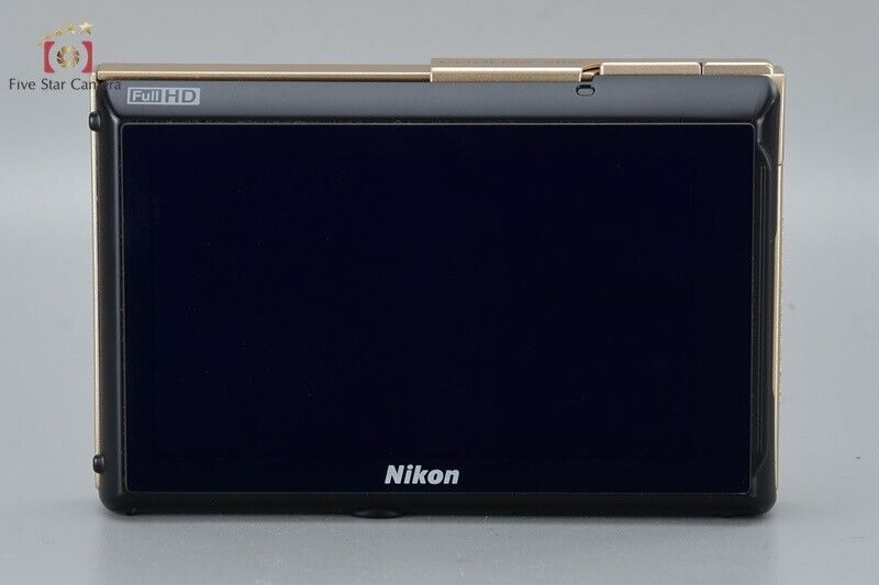 Excellent!! Nikon COOLPIX S100 Gold 16.0 MP Digital Camera w/Box