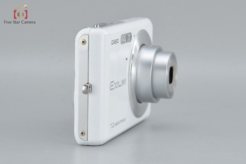 Very Good!! Casio EXILIM EX-Z77 White 7.2 MP Digital Camera