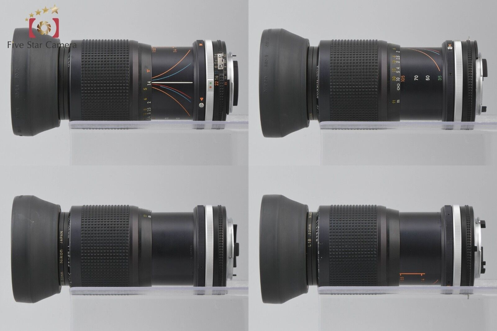Nikon Ai-S Zoom NIKKOR 35-105mm f/3.5-4.5 + Ai ZOOM NIKKOR 43-86mm f/3.5