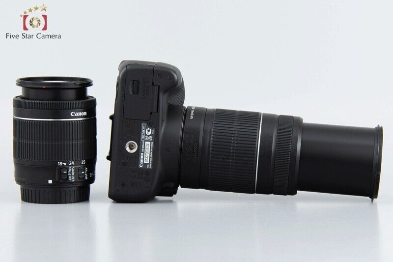 "Count 3,165" Canon EOS 100D 18.0 MP Digital SLR Camera EF-S 18-55 55-250 Lenses