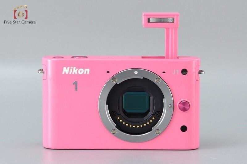 "Count 1,501" Nikon 1 J1 Pink 10.1 MP Digital Mirrorless Camera