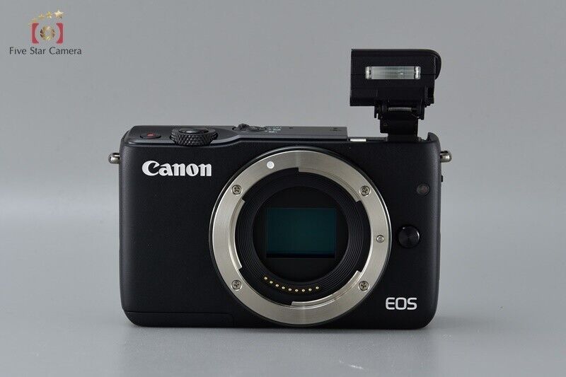 Near Mint!! Canon EOS M10 Black 18.0 MP Digital Camera +15-45mm IS STM Lens Kit
