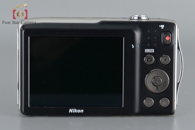 Excellent!! NIkon COOLPIX S3300 Crystal Silver 16.0 MP Digital Camera