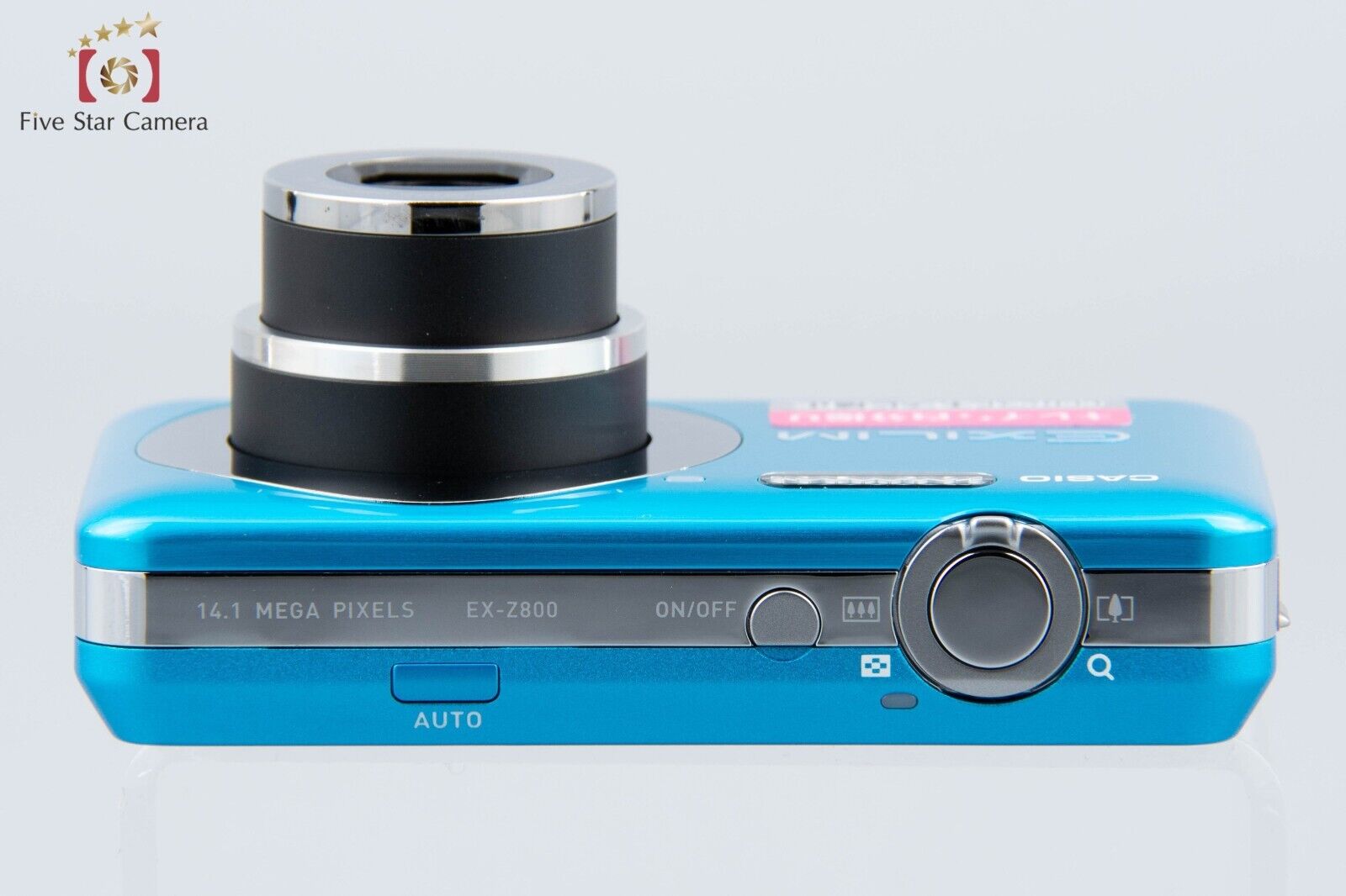 Excellent!! Casio EXILIM EX-Z800 Hawaiian Blue 14.1 MP Digital Camera w/ Box