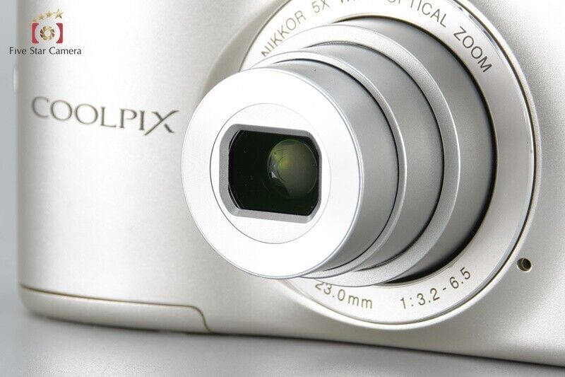 Very Good!! Nikon COOLPIX L32 Silver 20.1 MP Digital Camera