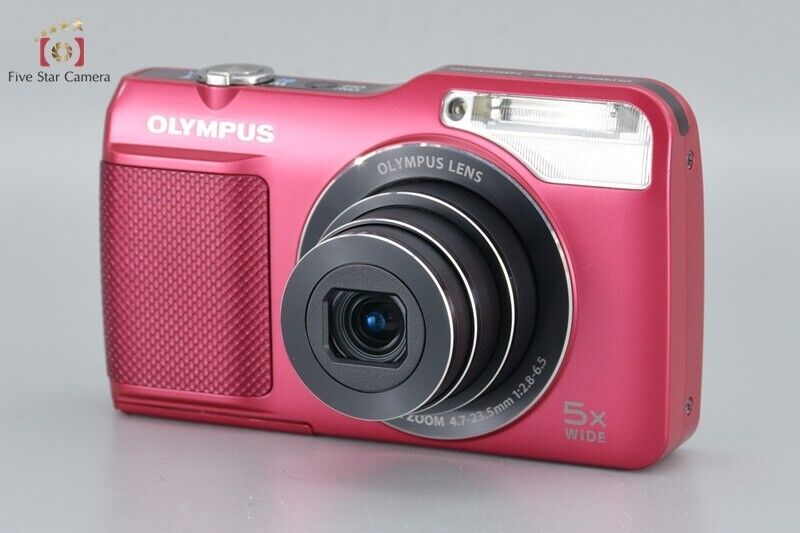 Near Mint!! OLYMPUS VG-170 Red 14.0 MP Digital Camera w/Box