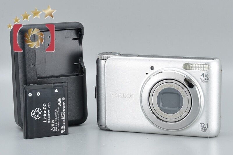 Very Good!! Canon PowerShot A3100 IS Silver 12.1 MP Digital Camera