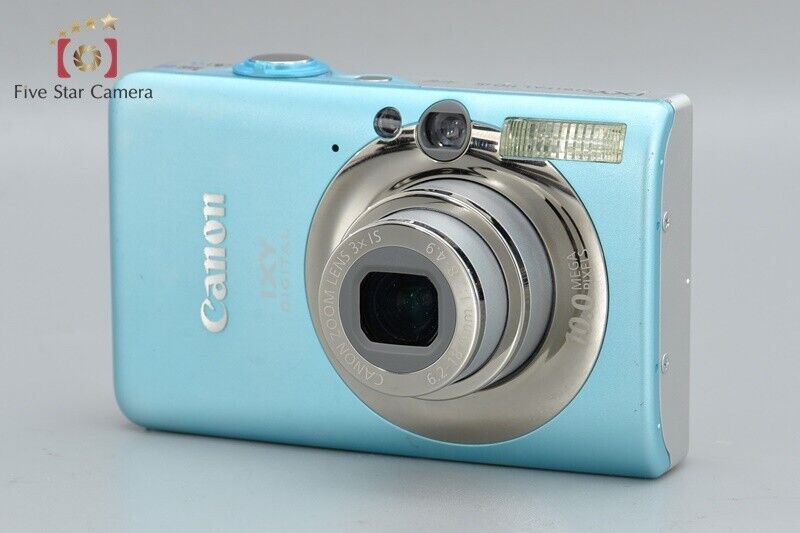 Very Good!! Canon IXY DIGITAL 110 IS Blue 10.0 MP Digital Camera