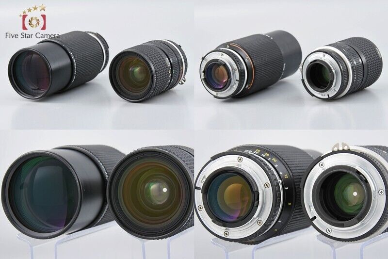 Nikon Ai-S Zoom NIKKOR 28-85mm f/3.5-4.5 + Ai-S SERIES E ZOOM 70-210mm f/4