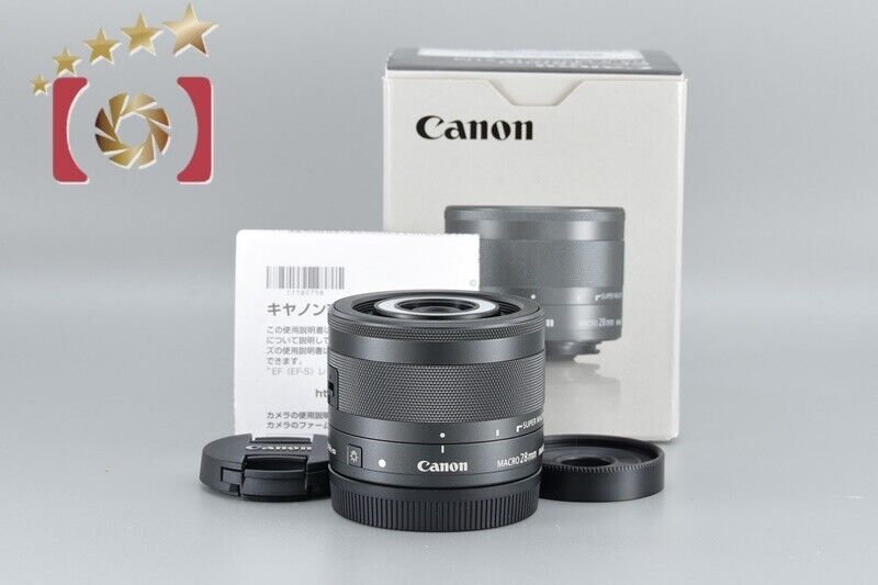 Near Mint!! Canon EF-M 28mm f/3.5 MACRO IS STM w/ Box