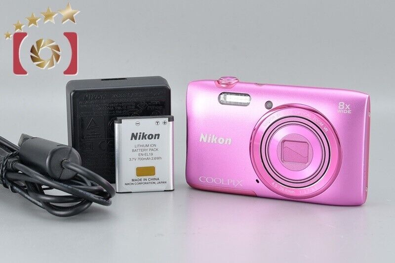 Excellent!! Nikon COOLPIX S3600 Pink 20.1 MP Digital Camera