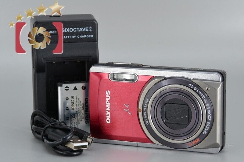Very Good!! Olympus μ-7020 Red 12.0 MP Digital Camera